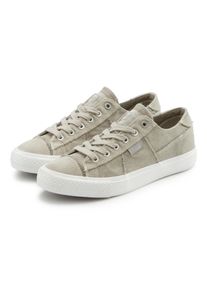 Sneaker ELBSAND "Schn&uuml;rschuh, Stoffschuhe, Textilschuhe, Turnschuh, Freizeitschuh", M&auml;dchen, Gr. 36, grau (hellgrau), Obermaterial: 100% Textilmaterial. Decksohle: 100% Textilmaterial. Futter: 100% Textilmaterial. Laufsohle: 100% Synthetik, unifarben, used, Schuhe Sneaker, Schn&uuml;rhalbschuh aus Textil in modernem Used-Look VEGAN, Topseller