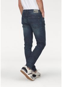 Slim-fit-Jeans Tom Tailor Denim "PIERS", Herren, Gr. 31, L&auml;nge 34, schwarz (schwarz stone used), Denim/Jeans, Obermaterial: 99% Baumwolle, 1% Elasthan, unifarben, schmal lang, Jeans Slim-fit-Jeans, Slim fit mit etwas niedrigerer Leibh&ouml;he