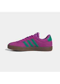 Sneaker adidas Sportswear "VL COURT 3.0", Damen, Gr. 37, lila burst, court gr&uuml;n, gold metallic, Leder, Synthetik, Schuhe Sneaker, inspiriert vom Design des adidas samba