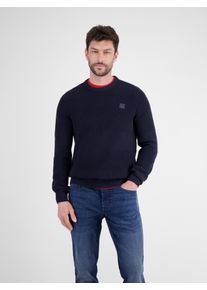 Strickpullover Lerros "Herren Strickpullover", Damen, Gr. 3XL, classic navy, 100% Baumwolle, Rundhals, Pullover Strickpullover