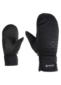 F&auml;ustlinge Ziener "113016", Damen, Gr. 6, schwarz, Obermaterial: 92% Polyester, 8% Elasthan; Innenseite: 100% Polyester; Futter: 100% Polyester; Wattierung: 100% Polyester, Handschuhe F&auml;ustlinge