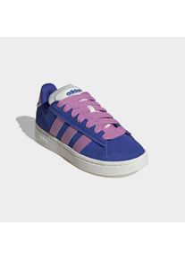 Sneaker adidas Sportswear "GRAND COURT ALPHA", Damen, Gr. 36, blau (semi lucid blau, preloved lila, sanftes wei&szlig;), Leder, Synthetik, Schuhe Sneaker, inspiriert vom Design des adidas campus 00
