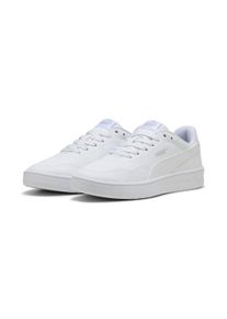 Sneaker Puma "COURT LALLY", Damen, Gr. 40,5, wei&szlig; (Puma wei&szlig;, Puma wei&szlig;, cool light gray), Synthetik, Schuhe Sneaker, mit leicht profilierter Gummilaufsohle, mit Schn&uuml;rverschluss, Topseller