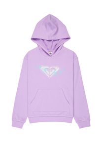 Fleecepullover Roxy "Surf Feeling Terry", Kinder, Gr. 16(165-172cm), crocus petal, Obermaterial: 60% Walkfrottier, 40% Microfaser;, Sweatshirts Fleecepullover