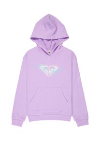 Fleecepullover Roxy "Surf Feeling Terry", Kinder, Gr. 8(125-130cm), crocus petal, Obermaterial: 60% Walkfrottier, 40% Microfaser;, Sweatshirts Fleecepullover