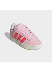 Sneaker adidas Sportswear "GRAND COURT ALPHA", Damen, Gr. 37, pink (clear pink, lucid rot, court gr&uuml;n), Leder, Synthetik, Schuhe Sneaker, inspiriert vom Design des adidas campus 00