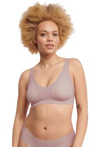Bralette Sloggi "ZERO Feel 2.0 Bralette", Damen, Gr. L, N-Gr, rosa (perola), Single Jersey, Obermaterial: 76% Polyamid, 24% Elasthan, unifarben, BHs Bralette, nahtlos und unsichtbar