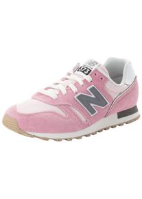 Sneaker New Balance "373", Damen, Gr. 41, pink taffy, rose sugar, castlerock, Leder, Textil, mehrfarbig, Schuhe Sneaker