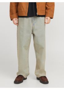 Jack & Jones Relax-fit-Jeans JACK & JONES "JJIRON JJORIGINAL SBD 692 SN", Herren, Gr. 34, L&auml;nge 32, blau (blau denim), Denim/Jeans, Obermaterial: 100% Baumwolle, Abriebeffekte, relaxed fit normal, Jeans Relax-fit-Jeans