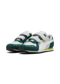 Sneaker Puma "CABANA RACER SL 20 V PS", M&auml;dchen, Gr. 34, cool light gray, Puma wei&szlig;, schwarz myrtle, lime smash, Synthetik, unifarben, Schuhe Sneaker, mit Klettverschluss, leichtes Tragegef&uuml;hl, mit Gummilaufsohle