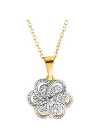 Ankeranh&auml;nger Lady, silber (silber vergoldet 925), Schmuckanh&auml;nger, Damen, Silber 925 (Sterlingsilber)