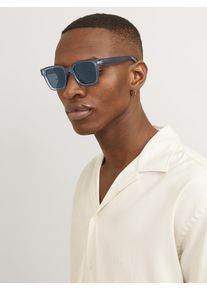 Jack & Jones Sonnenbrille JACK & JONES "JACPONTUS SUNGLASSES NOOS", Herren, grau (dunkelgrau), unifarben, Sonnenbrillen Sonnenbrille