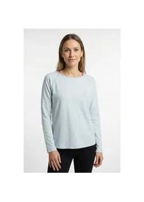 LIEBLINGSST&Uuml;CK Langarmshirt LIEBLINGSST&Uuml;CK "Cathrina", Damen, Gr. 4XL, blau (skyway), Jersey, Obermaterial: 100% Baumwolle, clean, unifarben, normal, Rundhals, Raglan&auml;rmel Rollsaum, Shirts Langarmshirt, aus reiner Baumwolle