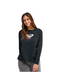Langarmshirt Roxy "Hangloose Art", Damen, Gr. S, anthrazit, Obermaterial: 100% Walkfrottier;, Shirts Langarmshirt