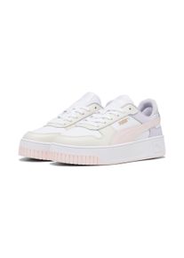 Sneaker Puma "CARINA STREET", Damen, Gr. 40, pink (Puma wei&szlig;, frosty pink, alpine snow), Leder, unifarben, Schuhe Sneaker, mit leicht erh&ouml;htem Plateau, Innenmaterial aus Textil, Topseller