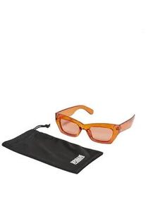 Sonnenbrille Urban Classics "Urban Classics Unisex Sunglasses Venice", Damen, transparentvintageorange, Sonnenbrillen Sonnenbrille