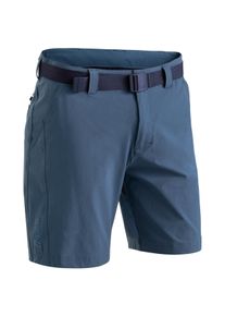 Funktionsshorts Maier Sports "Nil Short M", Herren, Gr. 60, Normalgr&ouml;&szlig;en, blau (jeansblau), 90% Polyamid, 10% Elasthan, Hosen Funktionsshorts, Herren Shorts, kurze Wanderhose, Outdoorhose 4 Taschen, Regular Fit