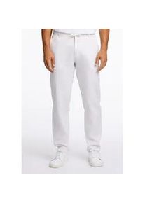 Leinenhose LINDBERGH "Leinenhose Relaxed Fit", Damen, Gr. L, wei&szlig;, Obermaterial: 55% Leinen, 45% Baumwolle, relaxed fit, Hosen