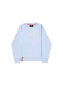 Sweater Alpha Industries "Basic Sweatshirt BL", Herren, Gr. XL, artic blau, Obermaterial: 80% Baumwolle, 20% Polyester, regular fit, Sweatshirts Sweater