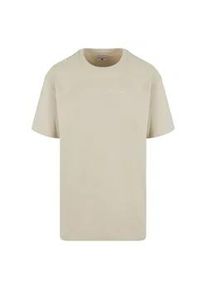 T-Shirt Karl Kani "Karl Kani KK Autograph Heavy Jersey Boxy Tee", Damen, Gr. S, braun, 100% Baumwolle, oversize, Rundhals, Shirts T-Shirt