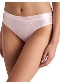 Slip Calida "Cate", Herren, Gr. L (48/50), rosa, Single Jersey, Obermaterial: 92% Baumwolle, 8% Elasthan, unifarben, normal, Unterhosen Slip, schimmernde Satin-Blende, femininer Look, Single Jersey, elastisch