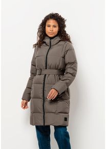Daunenmantel Jack Wolfskin "FROZEN LAKE COAT W", Damen, Gr. XXL (48), braun (cold, coffee), Hauptmaterial: 100% Polyester (recycled). Futter: 100% Polyester (recycled). F&uuml;llung: 90% Entendaunen, 10% Federn, M&auml;ntel Daunenmantel
