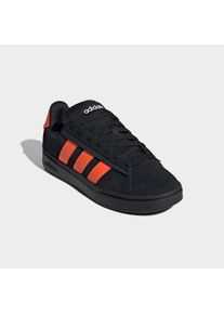 Sneaker adidas Sportswear "GRAND COURT ALPHA", Herren, Gr. 45, schwarz (core schwarz, impact orange, cloud wei&szlig;), Leder, Synthetik, Schuhe Sneaker, Design inspiriert vom adidas Campus 00