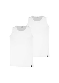 Tanktop Puma "Puma EVERYDAY TANK TOP", Herren, Gr. M, wei&szlig;, Single Jersey, Obermaterial: 100% Baumwolle, k&ouml;rpernah h&uuml;ftbedeckend, Rundhals, Tops Tanktop, mit Rundhalsausschnitt