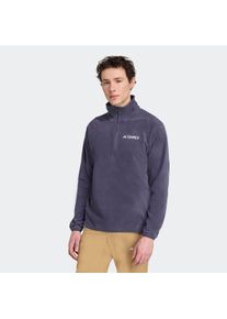 Fleecepullover adidas terrex "MULTI ESSENTIALS 1/2 ZIP FLEECEOBERTEIL", Herren, Gr. 3XL, shadow navy, Obermaterial: 100% Polyester, Sweatshirts Fleecepullover