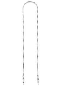 Brillenkette Bruno Banani "Schmuck Geschenk - Perfekt zu Brille und Sonnenbrille", silber (silberfarben), Trageb&auml;nder, DamenL:75cm, Aluminium, Messing, Silikon, Brillenkette, als Maskenkette tragbar, L:75cm
