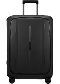 Hartschalen-Trolley Samsonite "ESSENS, verschiedene Gr&ouml;&szlig;en und Farben", Damen, Gr. B/H/T: 49cm x 69cm x 30cm 88 l, grau (graphite), Polypropylen, Strukturmuster, Koffer Hartschalen-Trolley, Reisekoffer Hartschalenkoffer Koffer f&uuml;r Flugreisen TSA-Schloss