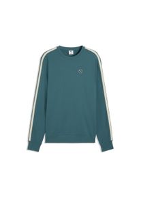 Langarmshirt Puma "ESS ELEVATED CREW TR", Herren, Gr. L, emerald ice, Sweatware, Obermaterial: 100% Baumwolle, unifarben, regular fit normal, Rundhals, Shirts Langarmshirt, Regular Fit, Langarm, sportlicher Stil, Rundhalsausschnitt