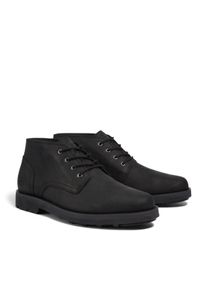 Schn&uuml;rboots Timberland "ALDEN BROOK MID LACE UP WATERPROOF CHUKKA BOOT", Herren, Gr. 47,5, schwarz (jet schwarz), Leder, Schuhe Schn&uuml;rboots, Winterstiefel, Schn&uuml;rstiefel, Winterschuhe, wasserdicht