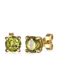 Paar Ohrstecker Kuzzoi "Ohrringe Basic Stecker Geo Kristalle 925 Silber" Gr. 6, gr&uuml;n, Ohrringe, Herren, ohne Stein, Silber 925 (Sterlingsilber), Paar Ohrstecker