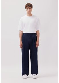 Chinohose STUDIO SEIDENSTICKER, Herren, Gr. S, Normalgr&ouml;&szlig;en, navy, 100% Baumwolle, unifarben, Hosen Chinohose