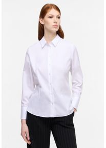 Hemdbluse Eterna "REGULAR FIT", Damen, Gr. 36, wei&szlig;, 100% Baumwolle, Blusen Hemdbluse, NON IRON (b&uuml;gelfrei)