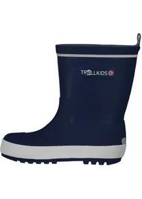 Gummistiefel Trollkids "KIDS LYSEFJORD RUBBER BOOTS", M&auml;dchen, Gr. 29, navy, Synthetik, Schuhe Gummistiefel, wasserdicht, mit Gummilaufsohle, f&uuml;r Kinder