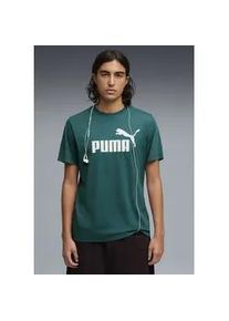 T-Shirt Puma "ESS NO. 1 LOGO TEE (S)", Damen, Gr. S, emerald ice, Jersey, Obermaterial: 100% Baumwolle, unifarben, regular fit normal, Rundhals, Shirts T-Shirt, Regular Fit, Kurzarm, Rundhalsausschnitt, f&uuml;r Erwachsene