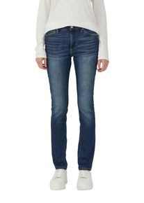 Slim-fit-Jeans s.Oliver "Betsy", Damen, Gr. 46, L&auml;nge 32, blau (dunkelblau), Denim/Jeans, Obermaterial: 84% Baumwolle, 14% Polyester, 2% Elasthan, slim fit, Jeans Slim-fit-Jeans, mit Stretch, Topseller