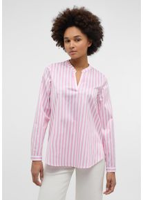 Longbluse Eterna "LOOSE FIT", Damen, Gr. 44, rot, 100% Baumwolle, Blusen Longbluse, EASY IRON (b&uuml;gelleicht)