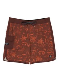 Boardshorts Billabong "73 Pro", Herren, Gr. 38(XXL), burnt rot, Obermaterial: 72% Microfaser, 20% Walkfrottier, 8% Elasthan;, Hosen Boardshorts