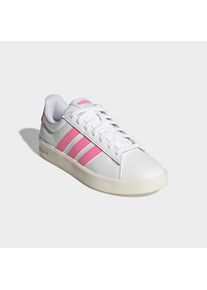 Sneaker adidas Sportswear "GRAND COURT 3.0", Damen, Gr. 38,5, cloud wei&szlig;, bliss pink, core wei&szlig;, Synthetik, Textil, Schuhe Sneaker
