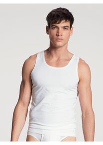 Achselhemd Calida "Cotton Code", Damen, Gr. L (52/54), N-Gr, wei&szlig;, Single Jersey, Obermaterial: 95% Baumwolle, 5% Elasthan, unifarben, normal, Rundhals, Unterhemden Achselhemd, Rundhals-Ausschnitt, Single Jersey Qualit&auml;t, atmungsaktiv, elastisch, Topseller