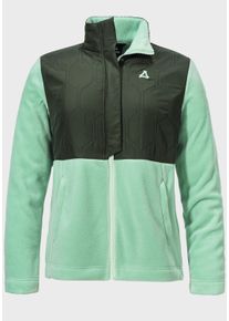 Sch&ouml;ffel Fleecejacke SCH&Ouml;FFEL "Urban Fleece Jk Style Gregale WMS", Damen, Gr. 38, 6305, gr&uuml;n, Oberstoff: 100% Polyester; Oberstoff Rumpf: 100% Polyester; Wattierung: 100% Polyester, relaxed fit, hoch geschlossener Ausschnitt, Jacken Fleecejacke