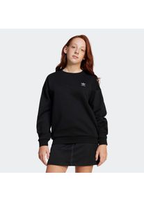Sweatshirt adidas originals "BOYFRIEND CREW", M&auml;dchen, Gr. 140, schwarz, Obermaterial: 70% Baumwolle, 30% Polyester, Rundhals, Sweatshirts Sweatshirt