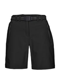 Bermudas Killtec "KOS 19 WMN BRMDS", Damen, Gr. 34, Normalgr&ouml;&szlig;en, schwarz, Obermaterial: 100% Polyester, Hosen Bermudas, wasserabweisend, schnelltrocknend, Stretch-Material, inkl. G&uuml;rtel