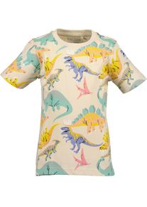 Shorty Blue Seven, Jungen, Gr. 92 (98), kiesel, Jersey, Obermaterial: 100% Baumwolle, bedruckt, Basic normal, Rundhals, Homewear-Sets Shorty