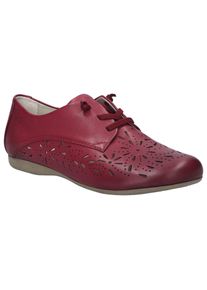 Slipper Josef Seibel "Fiona 83", Damen, Gr. 44, lila (beerenfarben), Leder, Schuhe Slipper, Schlupfschuh, Komfortschuh mit elastischen Senkeln