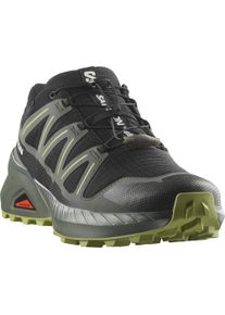 Trailrunningschuh Salomon "SPEEDCROSS PEAK GORE-TEX", Herren, Gr. 48, schwarz (schwarz, urban chic, schwarz citron), Synthetik, Textil, Schuhe Trailrunningschuh, wasserdicht, Topseller