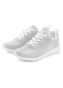 Sneaker Lascana, Damen, Gr. 40, grau (hellgrau, wei&szlig;), Obermaterial: 100% Textilmaterial. Decksohle: 100% Textilmaterial. Futter: 100% Textilmaterial. Laufsohle: 100% Synthetik, mehrfarbig, Basic, Schuhe Sneaker, mit herausnehmbarer Innensohle, Freizeitschuh, Halbschuh VEGAN